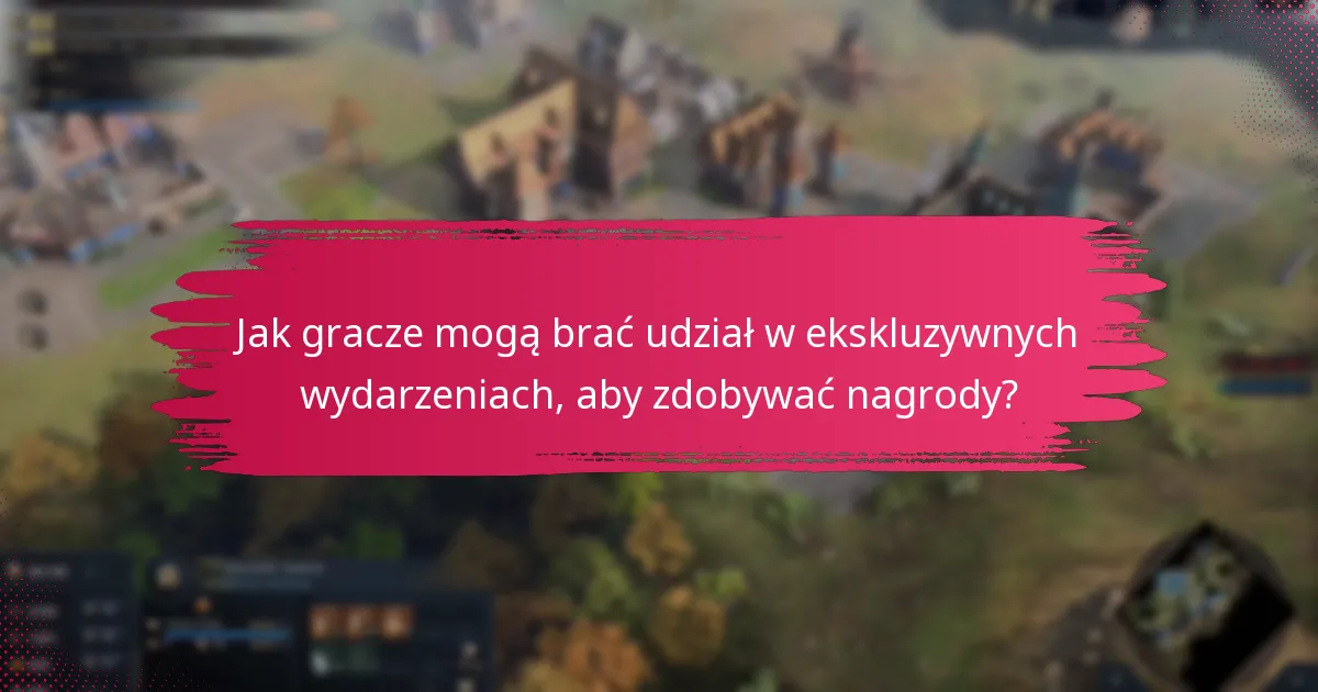 Kiedy odbywają się ekskluzywne wydarzenia w Age of Empires IV?