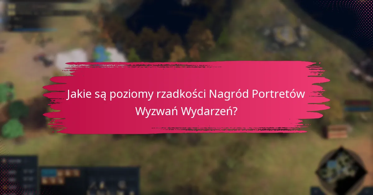 Jak Nagród Portretów Wyzwań Wydarzeń porównują się do poprzednich wydarzeń?